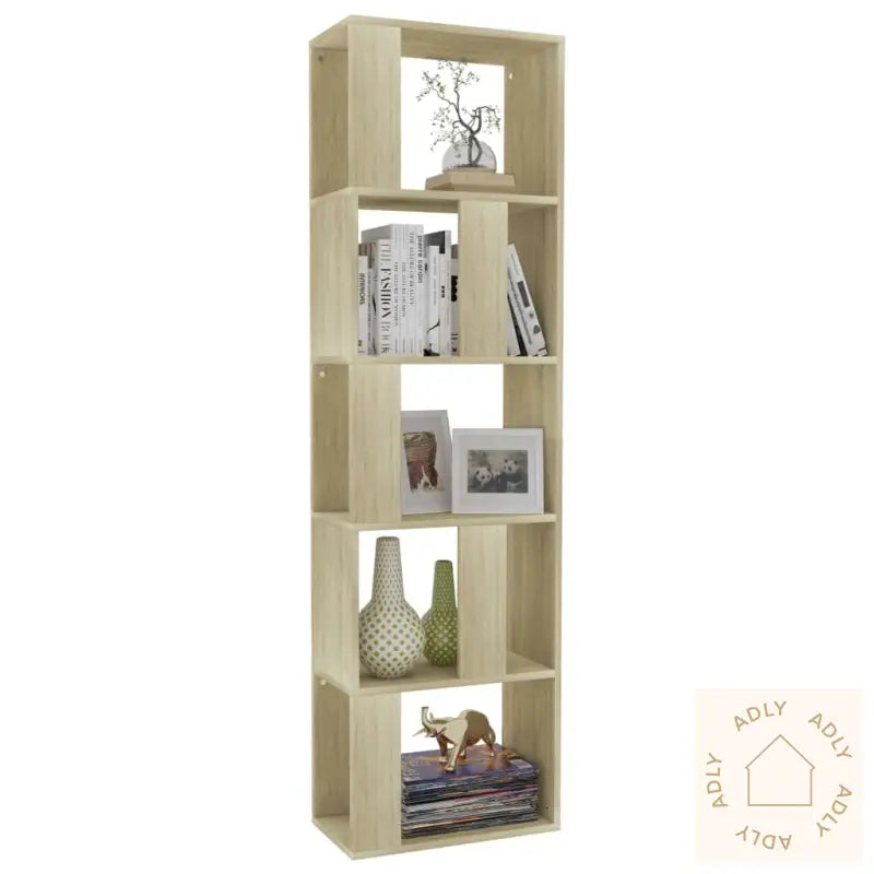 Bokhylle/Romdeler Sonoma Eik 45X24X159 Cm Konstruert Tre