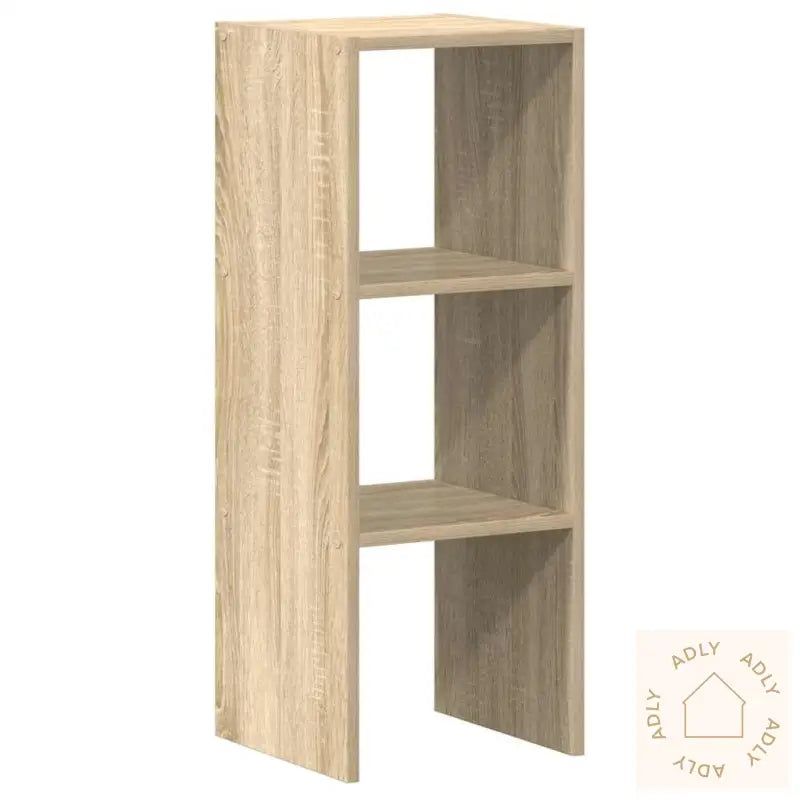 Bokhylle Stablebar Sonoma Eik 30X30X80 Cm Konstruert Tre