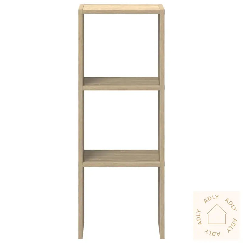 Bokhylle Stablebar Sonoma Eik 30X30X80 Cm Konstruert Tre