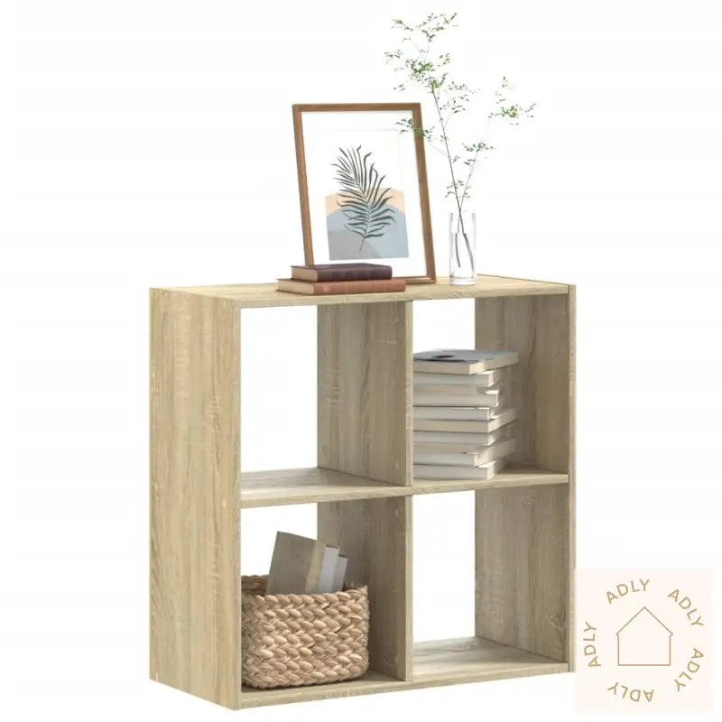Bokhylle Sonoma Eik 68,5X32X68,5 Cm Konstruert Tre