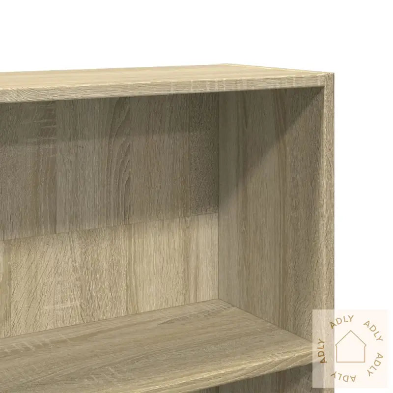 Bokhylle Sonoma Eik 80X24X176 Cm Konstruert Tre