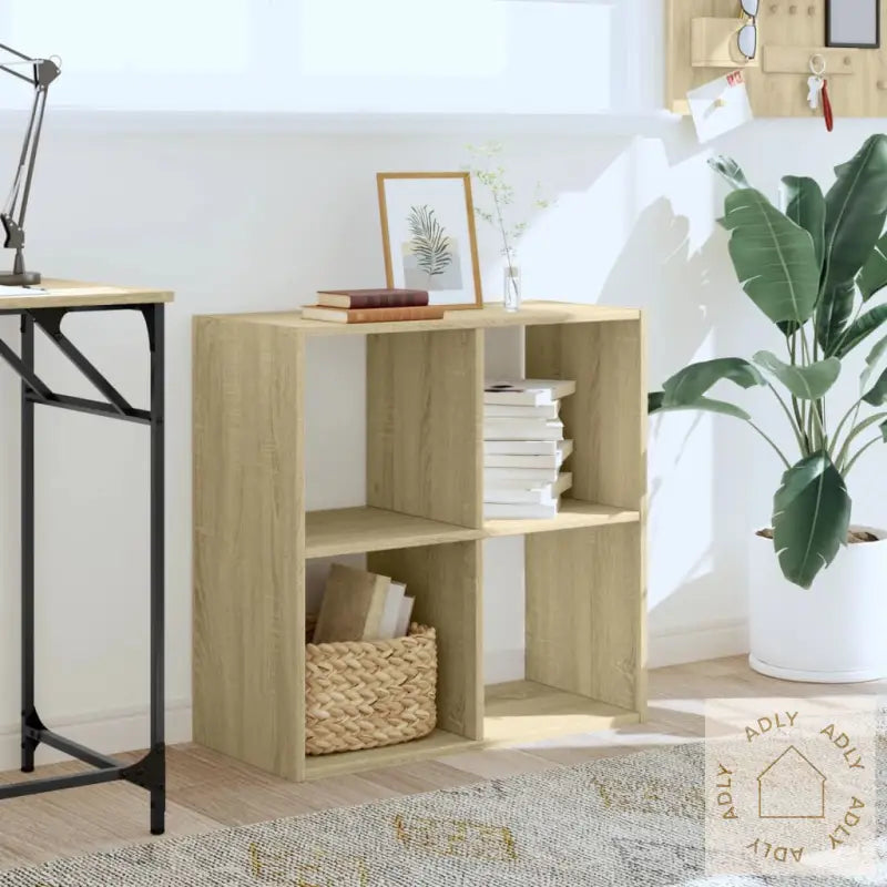 Bokhylle Sonoma Eik 68,5X32X68,5 Cm Konstruert Tre