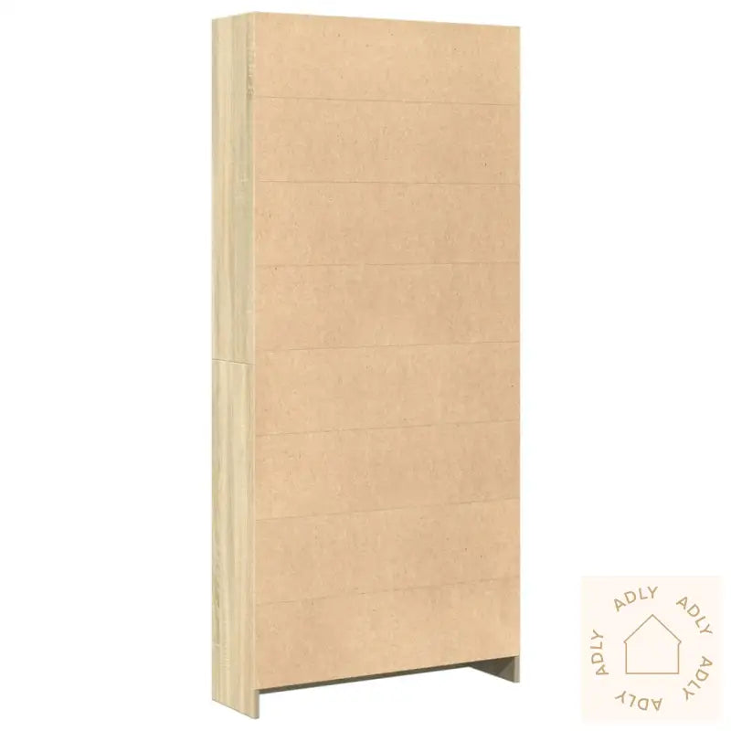 Bokhylle Sonoma Eik 80X24X176 Cm Konstruert Tre