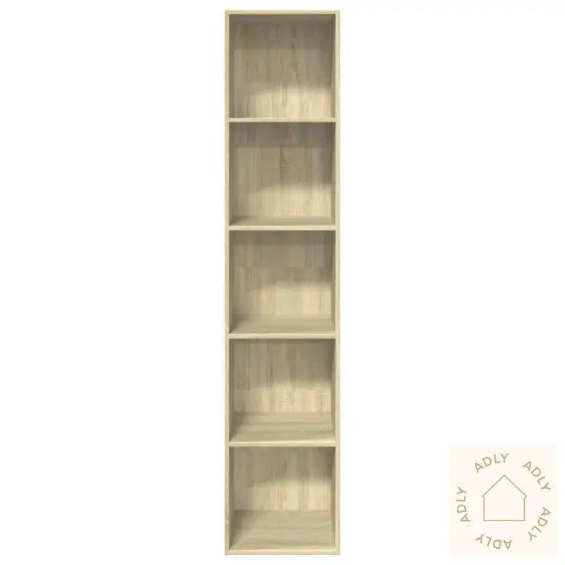 Bokhylle Sonoma Eik 40X30X189 Cm Konstruert Tre