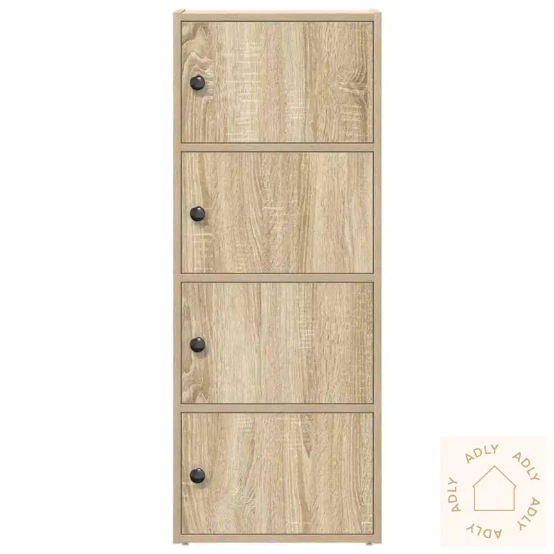 Bokhylle Sonoma Eik 40X24X102 Cm Konstruert Tre