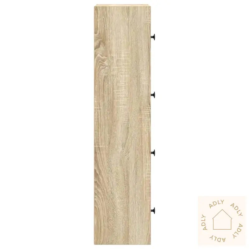 Bokhylle Sonoma Eik 40X24X102 Cm Konstruert Tre