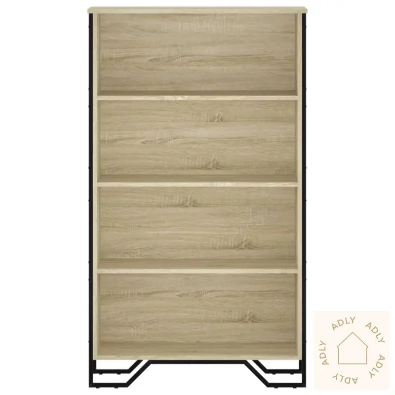 Bokhylle Sonoma Eik 80X31X137,5 Cm Konstruert Tre
