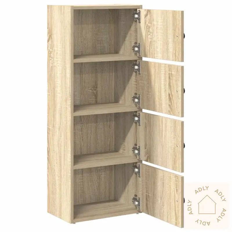 Bokhylle Sonoma Eik 40X24X102 Cm Konstruert Tre