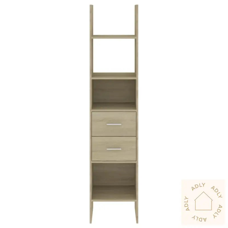 Bokhylle Sonoma Eik 40X35X180 Cm Konstruert Tre