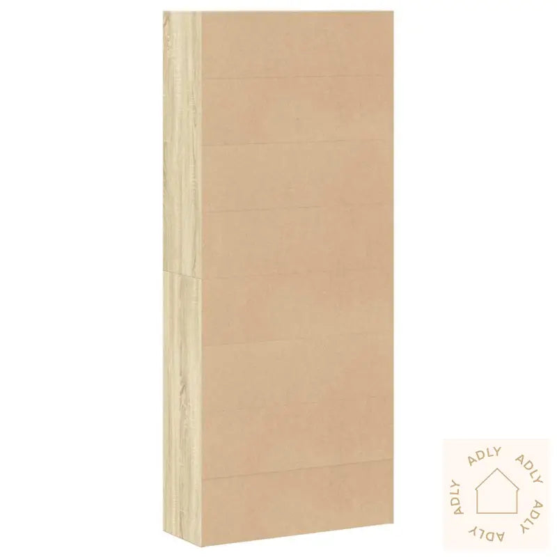 Bokhylle Sonoma Eik 80X30X189 Cm Konstruert Tre