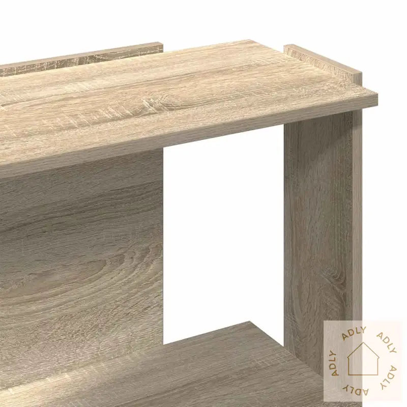Bokhylle 3 Etasjer Sonoma Eik 60X30X80 Cm Konstruert Tre