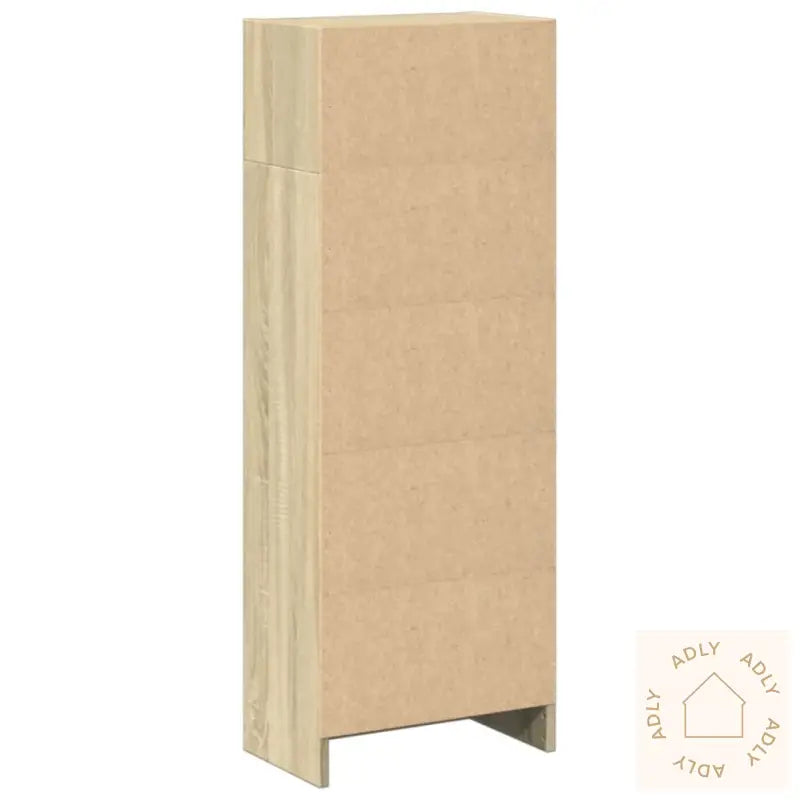Bokhylle Sonoma Eik 40X24X109 Cm Konstruert Tre
