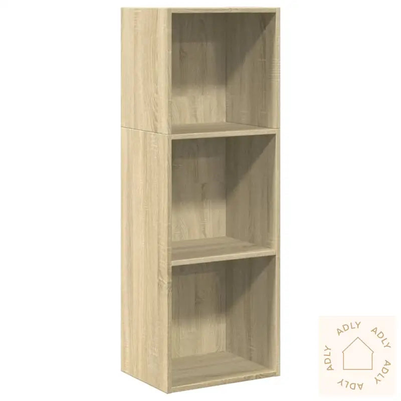 Bokhylle Sonoma Eik 40X30X114 Cm Konstruert Tre