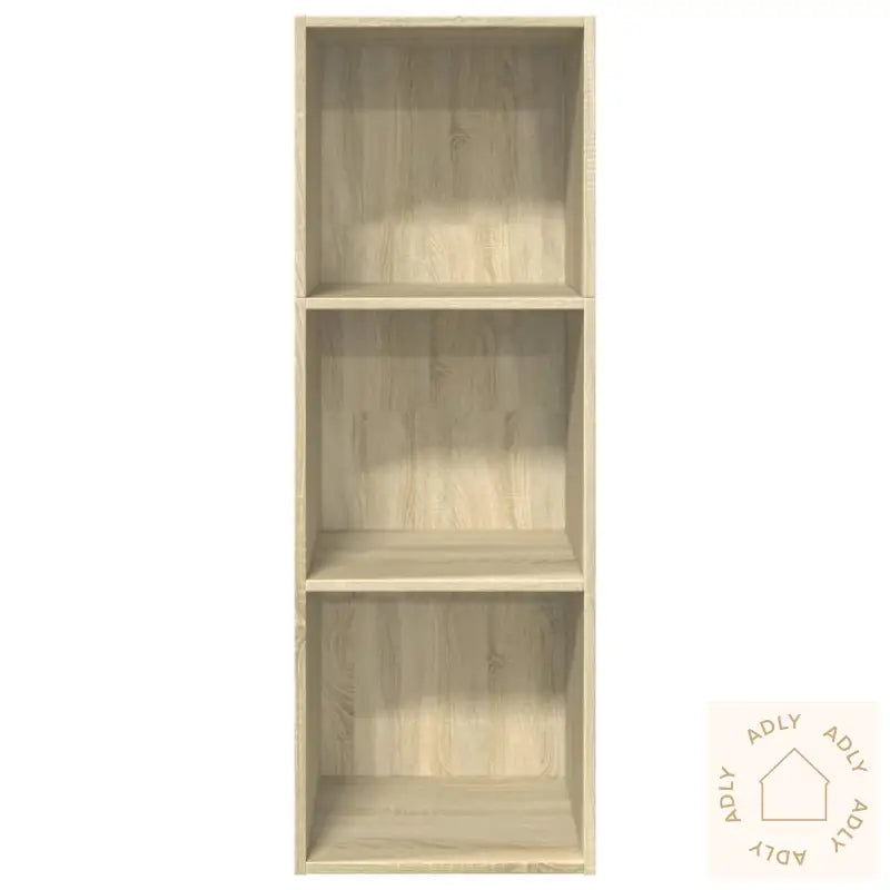 Bokhylle Sonoma Eik 40X30X114 Cm Konstruert Tre