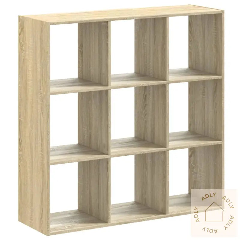 Bokhylle Sonoma Eik 102X32X102 Cm Konstruert Tre