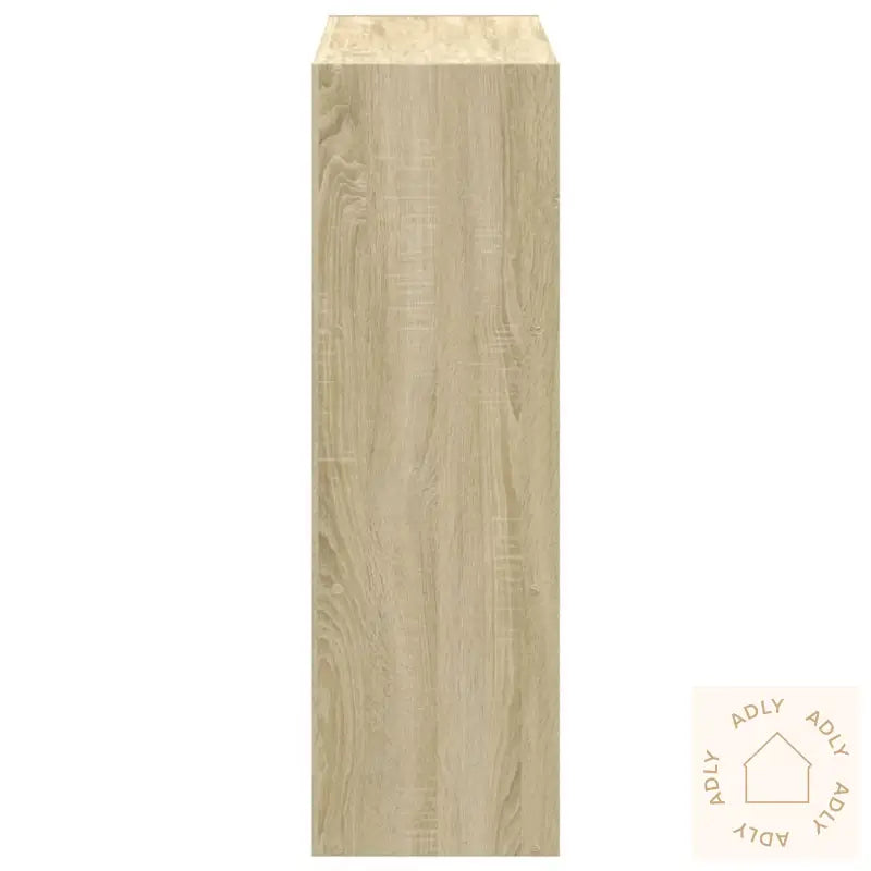 Bokhylle Sonoma Eik 102X32X102 Cm Konstruert Tre