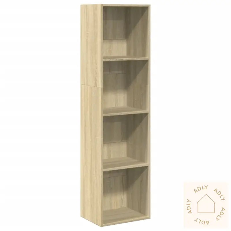 Bokhylle Sonoma Eik 40X30X152 Cm Konstruert Tre