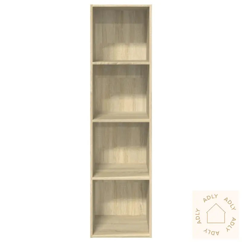 Bokhylle Sonoma Eik 40X30X152 Cm Konstruert Tre