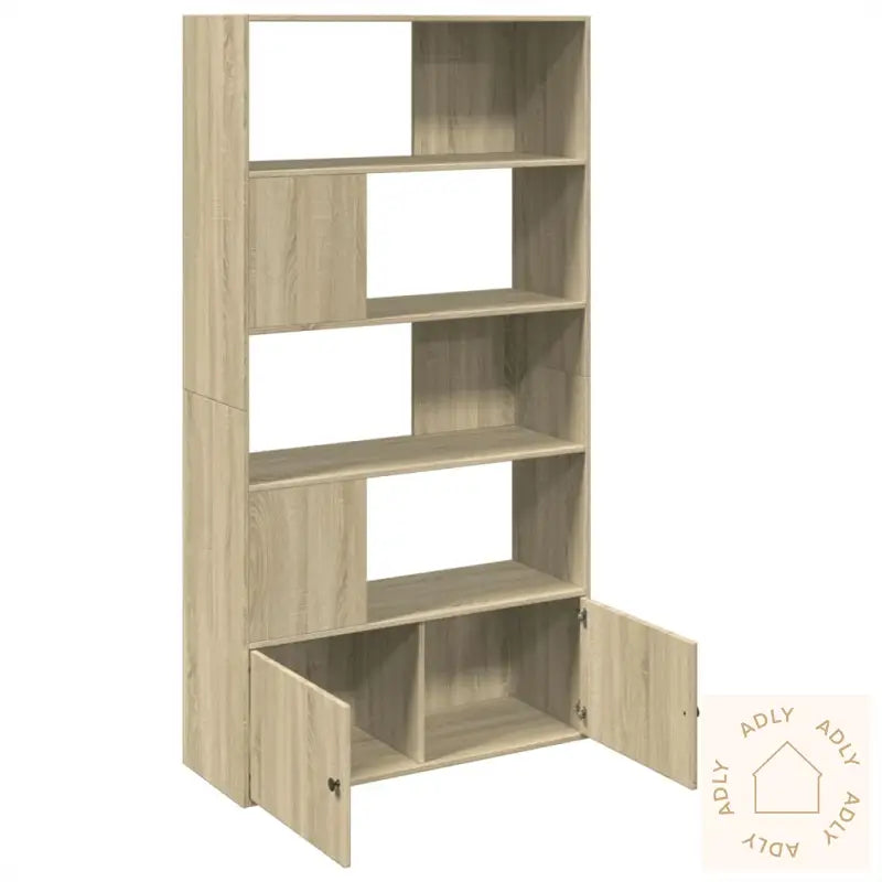 Bokhylle Sonoma Eik 100X36X189 Cm Konstruert Tre