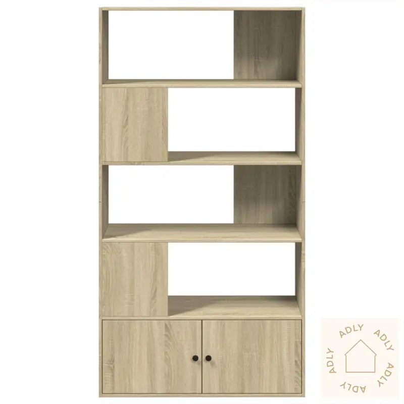Bokhylle Sonoma Eik 100X36X189 Cm Konstruert Tre