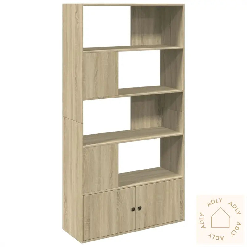Bokhylle Sonoma Eik 100X36X189 Cm Konstruert Tre