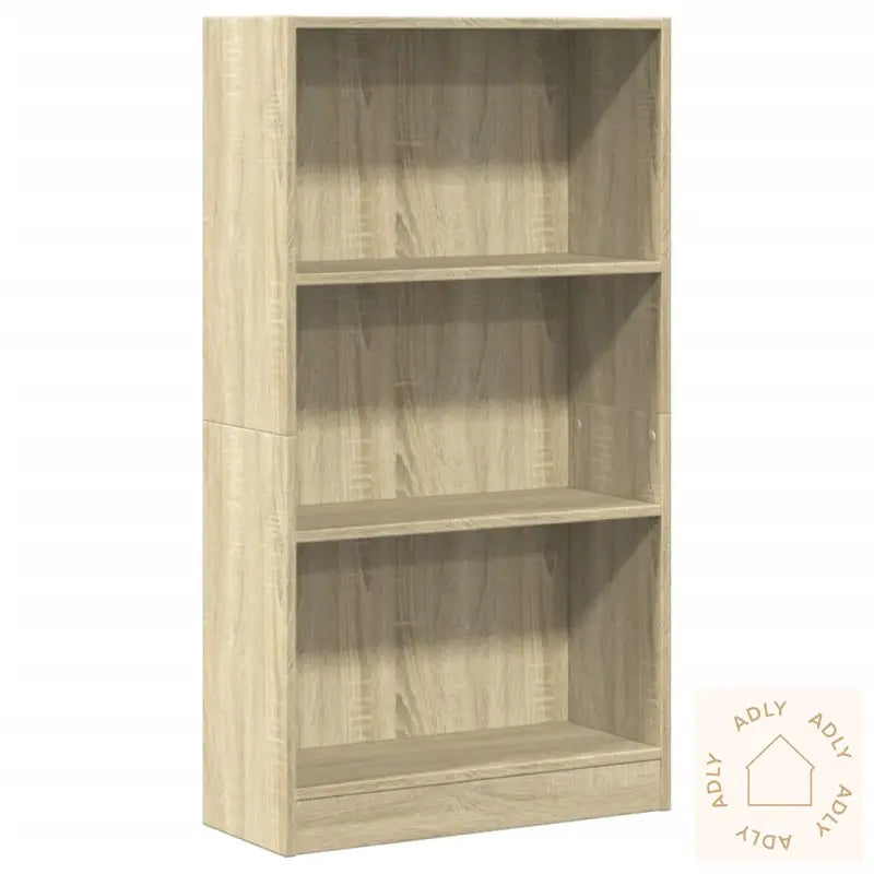 Bokhylle Sonoma Eik 60X24X109 Cm Konstruert Tre