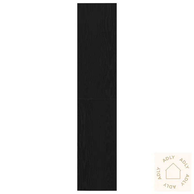 Bokhylle Svart Eik 36X30X143 Cm Konstruert Tre
