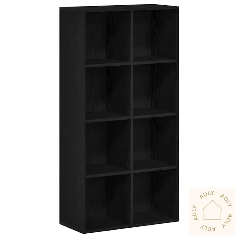 Bokhylle Svart Eik 66X30X130 Cm Konstruert Tre