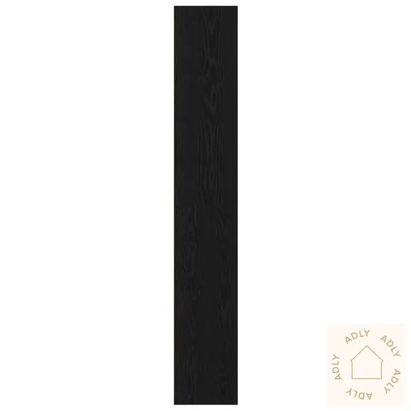 Bokskap Svart Eik 80X30X189 Cm Konstruert Tre