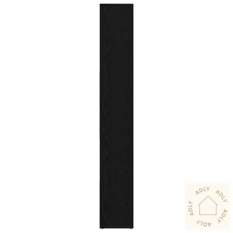 Bokhylle Svart Eik 67X24X161 Cm Konstruert Tre
