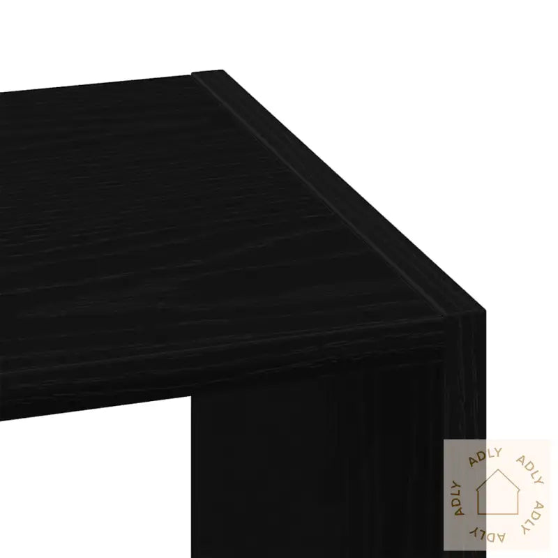 Bokhylle Stablebar Svart Eik 30X30X80 Cm Konstruert Tre