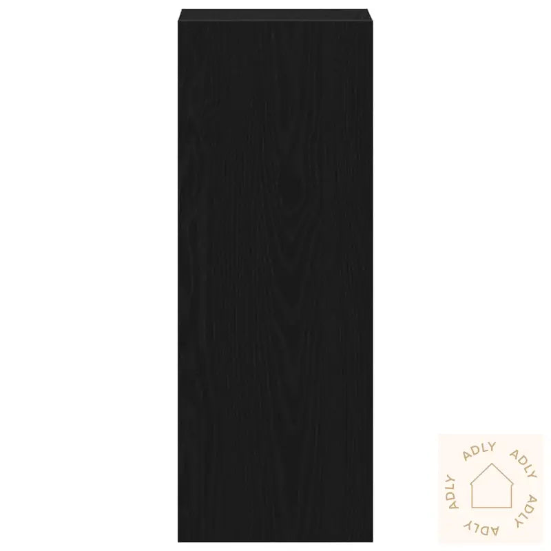 Bokhylle Stablebar Svart Eik 30X30X80 Cm Konstruert Tre