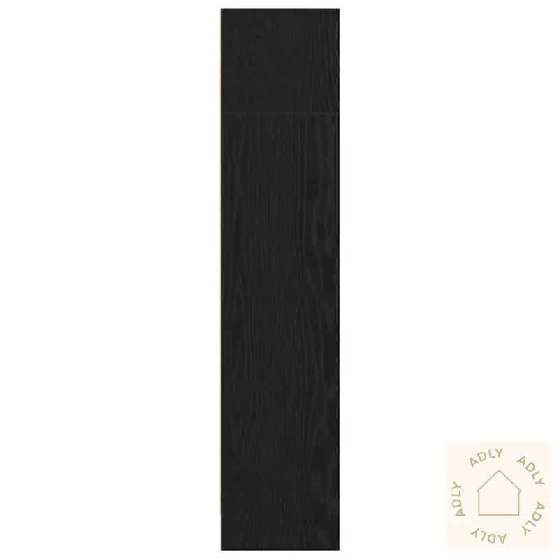Bokhylle Svart Eik 60X24X109 Cm Konstruert Tre