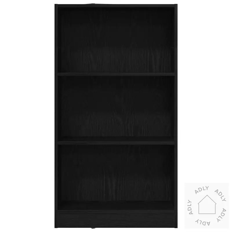 Bokhylle Svart Eik 60X24X109 Cm Konstruert Tre