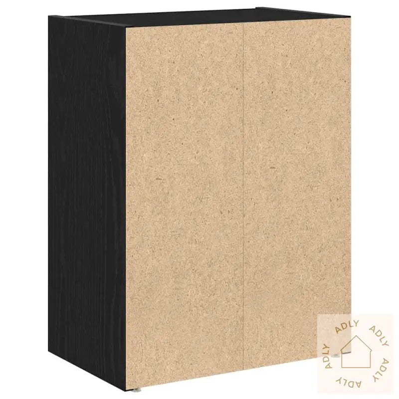 Bokhylle Svart Eik 40X24X52 Cm Konstruert Tre