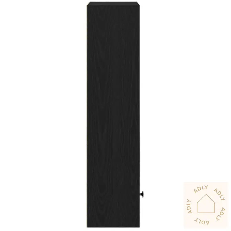Bokhylle Svart Eik 31X24X102 Cm Konstruert Tre
