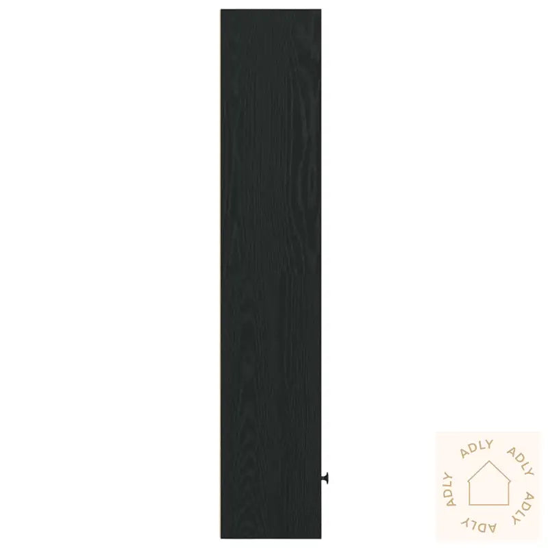 Bokhylle Svart Eik 31X24X127 Cm Konstruert Tre