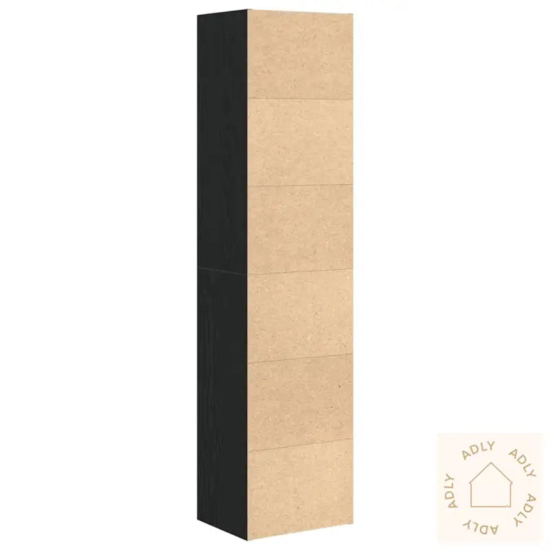 Bokhylle Svart Eik 31X24X127 Cm Konstruert Tre