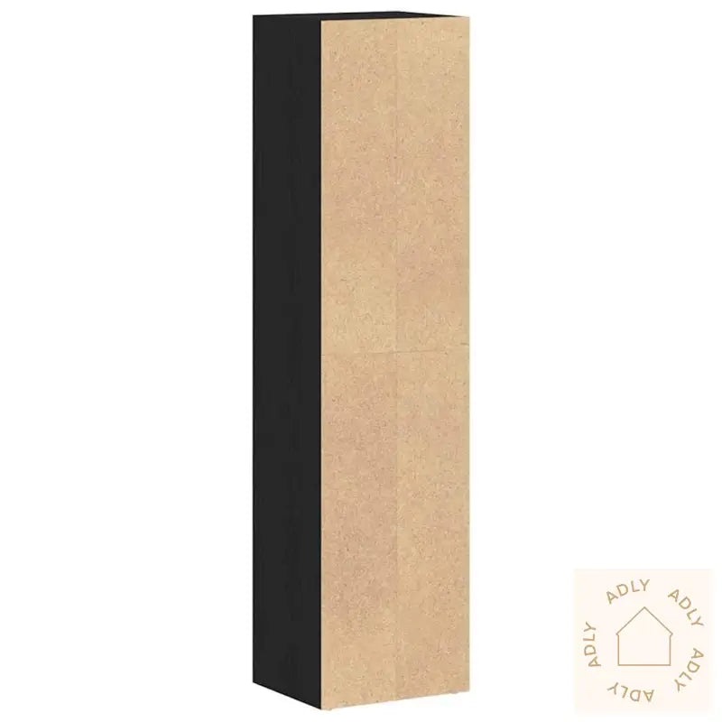 Bokhylle Svart Eik 36X30X143 Cm Konstruert Tre
