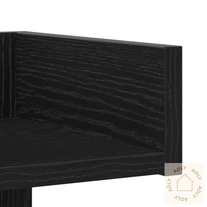 Bokhylle Svart Eik 48X25,5X140 Cm Ingeniørtre