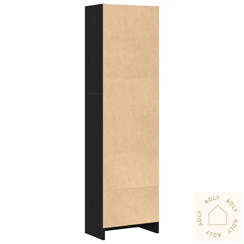 Bokhylle Svart Eik 40X24X143 Cm Konstruert Tre