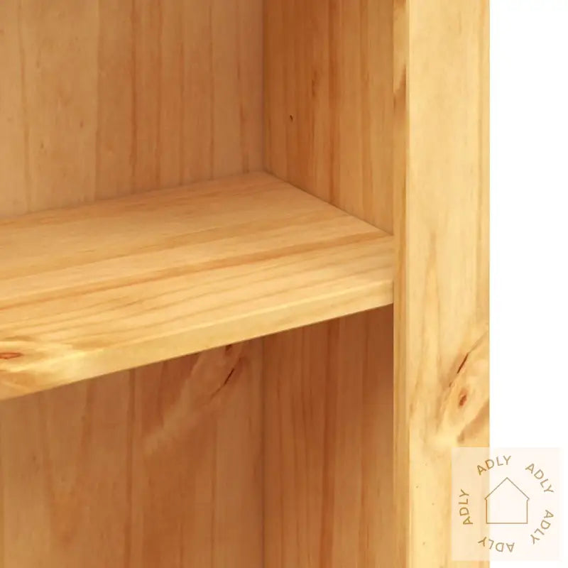 Bokhylle Med 4 Hyller Meksikansk Corona-Stil Furu 80X29X150 Cm