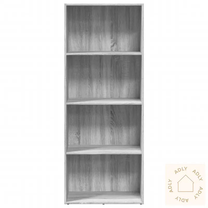 Bokhylle Grå Sonoma 60X30X152 Cm Konstruert Tre