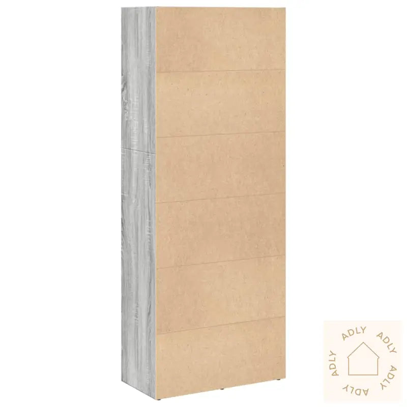 Bokhylle Grå Sonoma 60X30X152 Cm Konstruert Tre