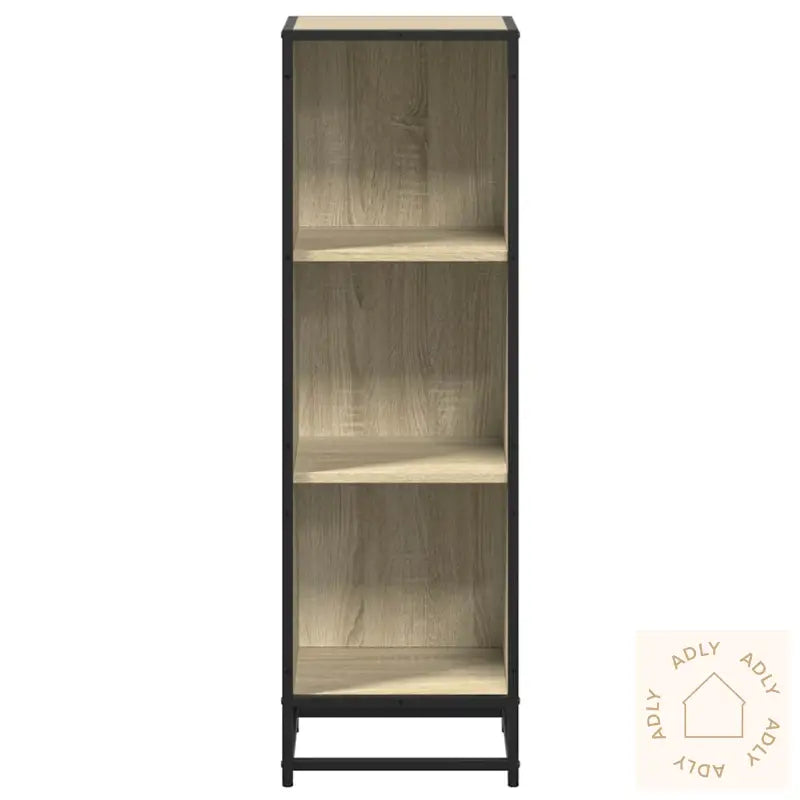 Bokhylle Sonoma Eik 33,5X33X107,5 Cm Konstruert Tre