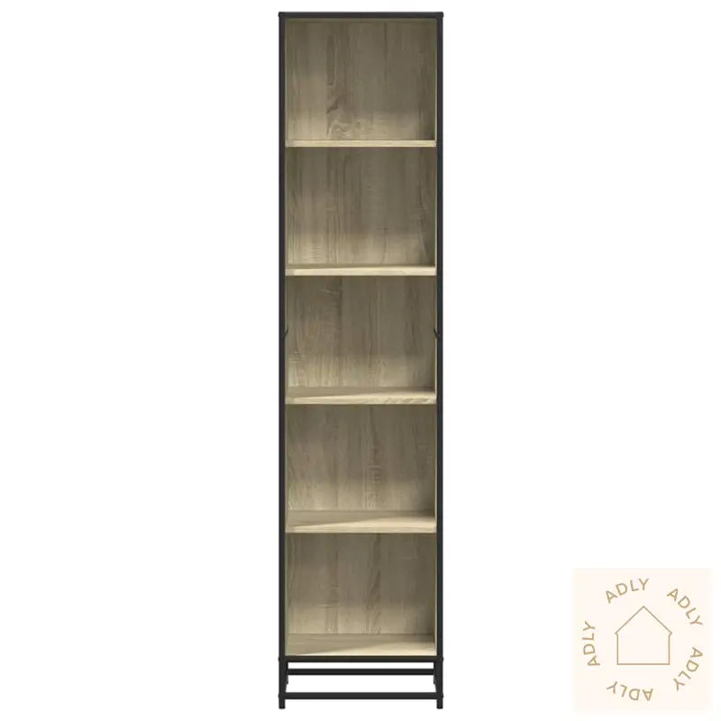 Bokhylle Sonoma Eik 40X35X170,5 Cm Konstruert Tre