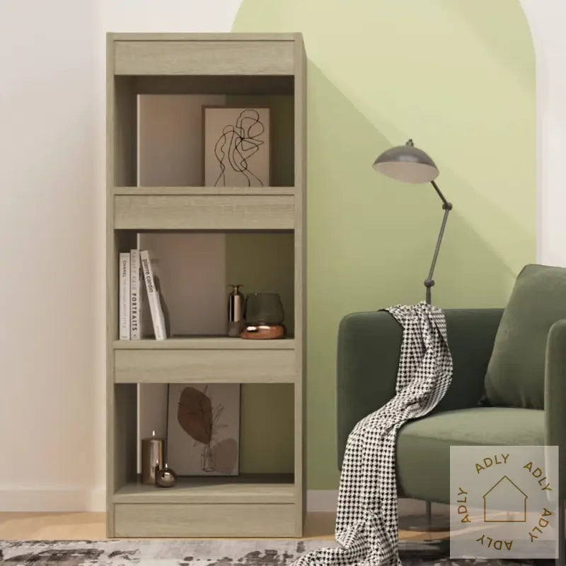 Bokhylle/Romdeler Sonoma Eik 40X30X103 Cm Konstruert Tre