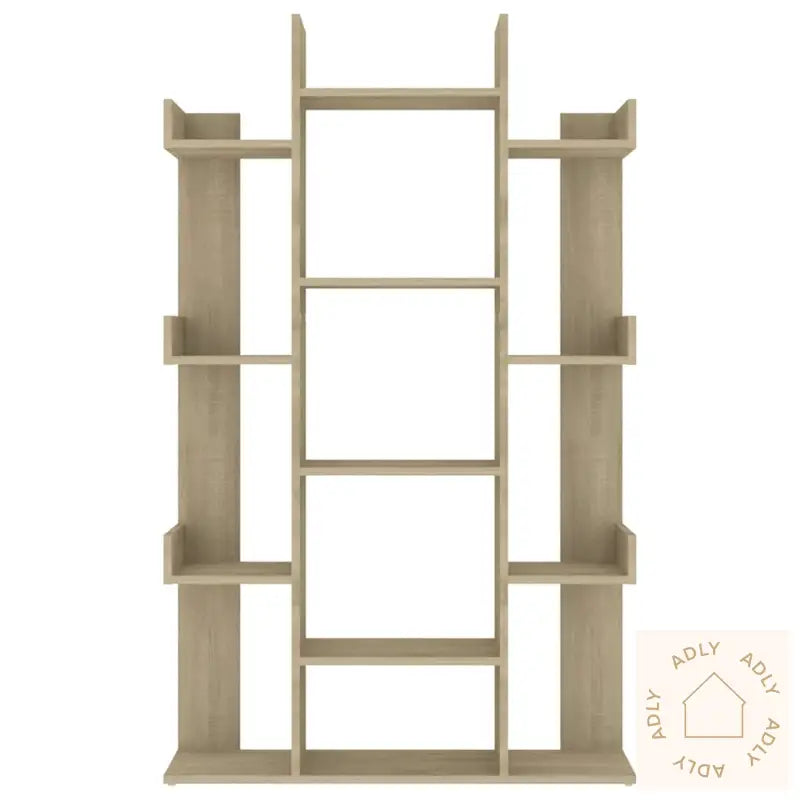 Bokhylle Sonoma Eik 86X25,5X140 Cm Konstruert Tre