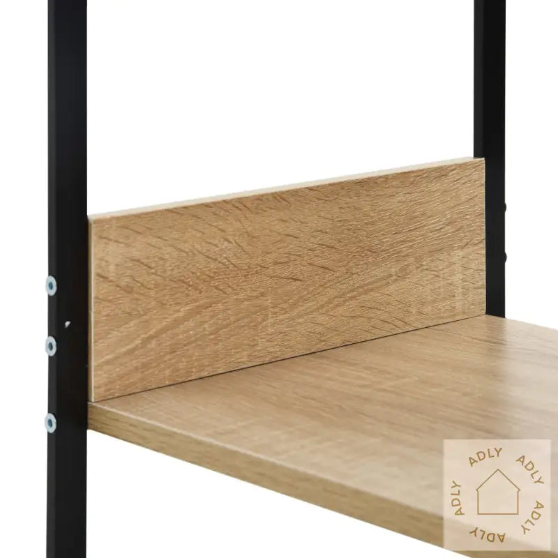 Liten Rett Bokhylle Svart Eik 33,5X39,6X79,7 Cm Konstruert Tre