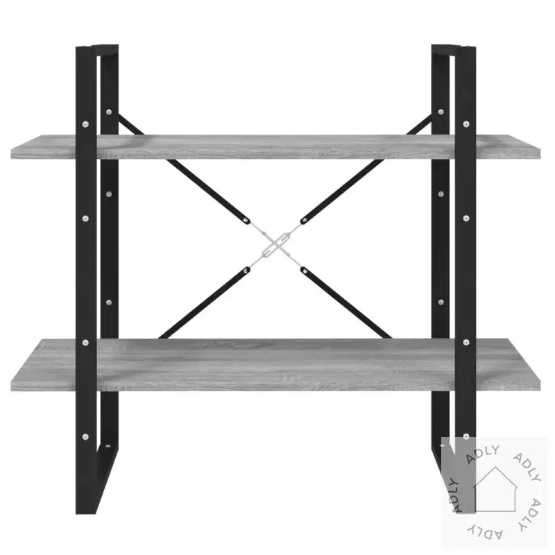Bokhylle 5 Etasjer Grå Sonoma 80X30X175 Cm Konstruert Tre